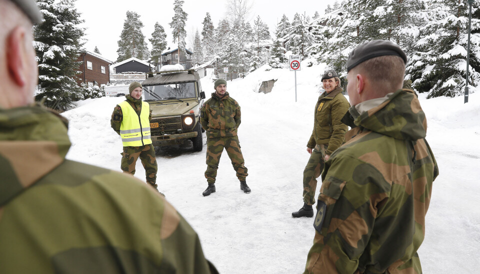 Se Forsvaret i aksjon på Gjerdrum