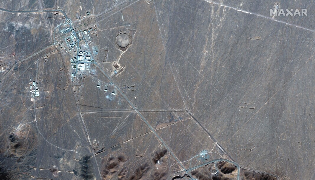 Satellittbilde som viser Irans kjernefysiske Fordo-anlegg. Satellittbilde som viser Irans kjernefysiske Fordo-anlegg.