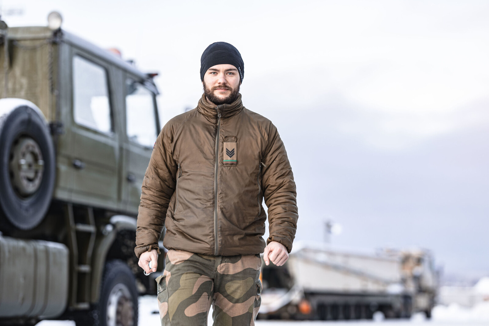 Peder Selmer har jobbet på rasområdet nesten hele natten. Peder Selmer har jobbet på rasområdet nesten hele natten.