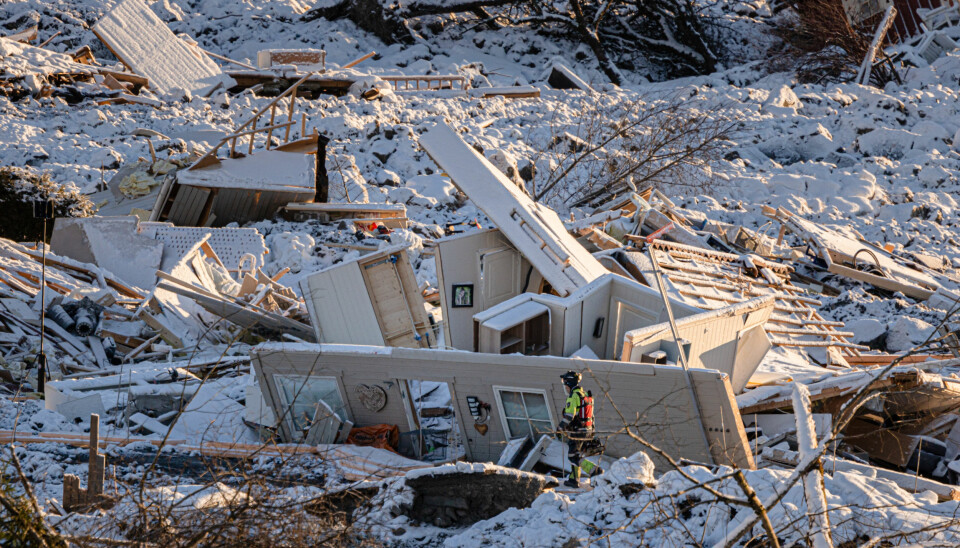 Spesialsoldatene i FSK er imponert over innsatsen til redningsmannskapene som reddet liv i etterkant av jordskredet som ødela flere hus på Ask.