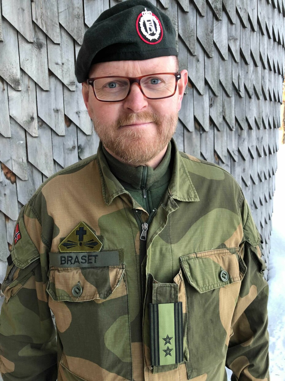 Oberstløytnant Andreas Braset er stabsprest ved Forsvarets operative hovedkvarter.