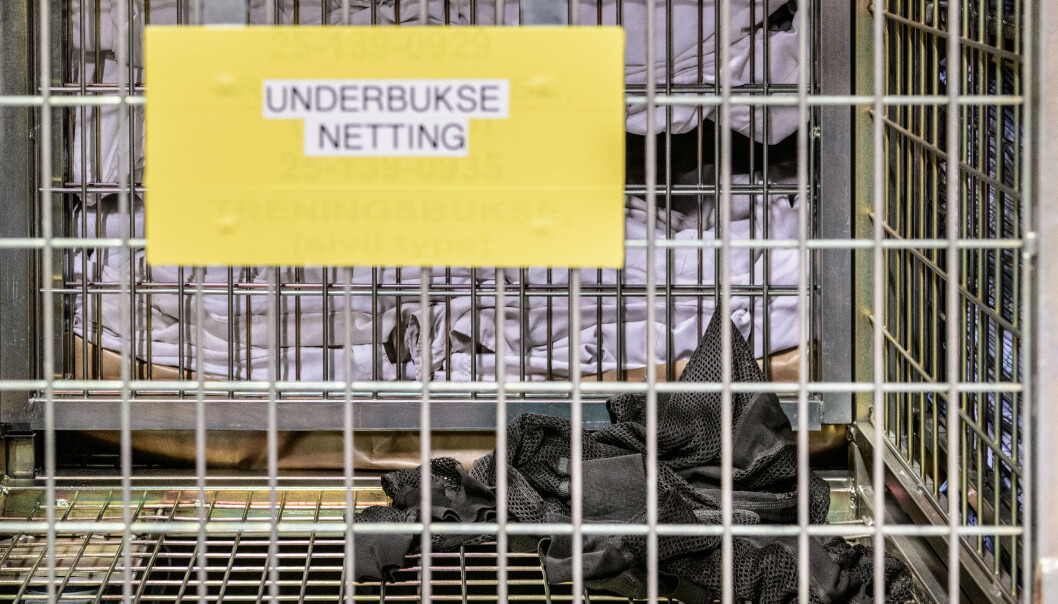 På Forsvarets depoter har det vært mangler på grunnleggende soldatbekledning. Dette bildet er fra Indre Troms i august 2020. På Forsvarets depoter har det vært mangler på grunnleggende soldatbekledning. Dette bildet er fra Indre Troms i august 2020.