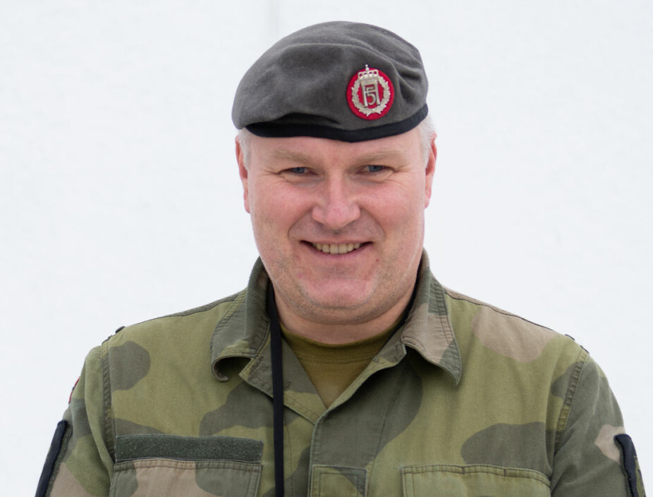 Sjefssersjant Joachim Bjørnbak.