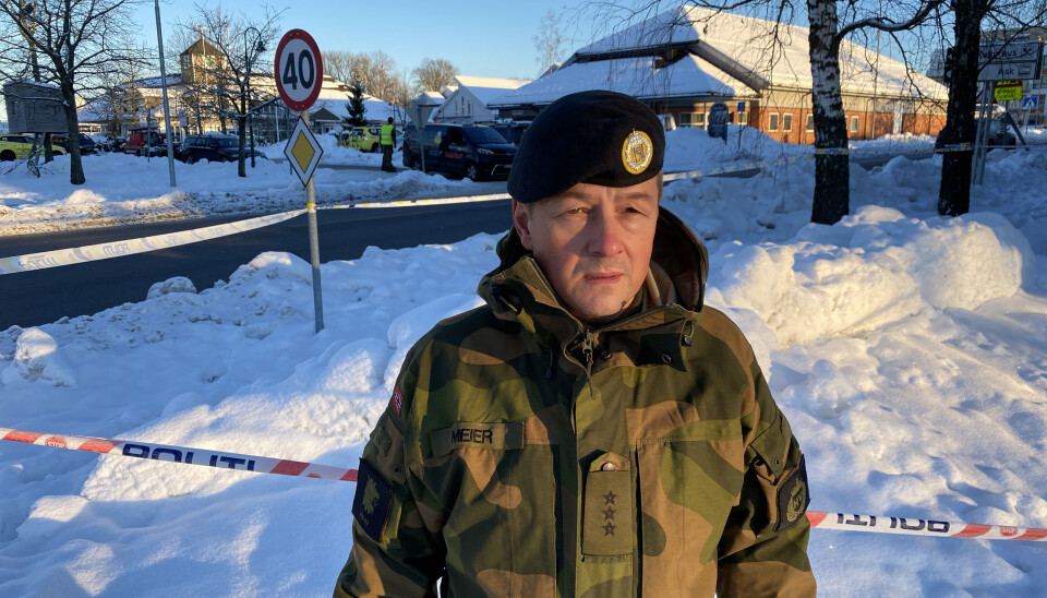 Kaptein Rune Meier er områdesjef i Gjerdrum. Han er del av beredskapsrådet i kommunen.