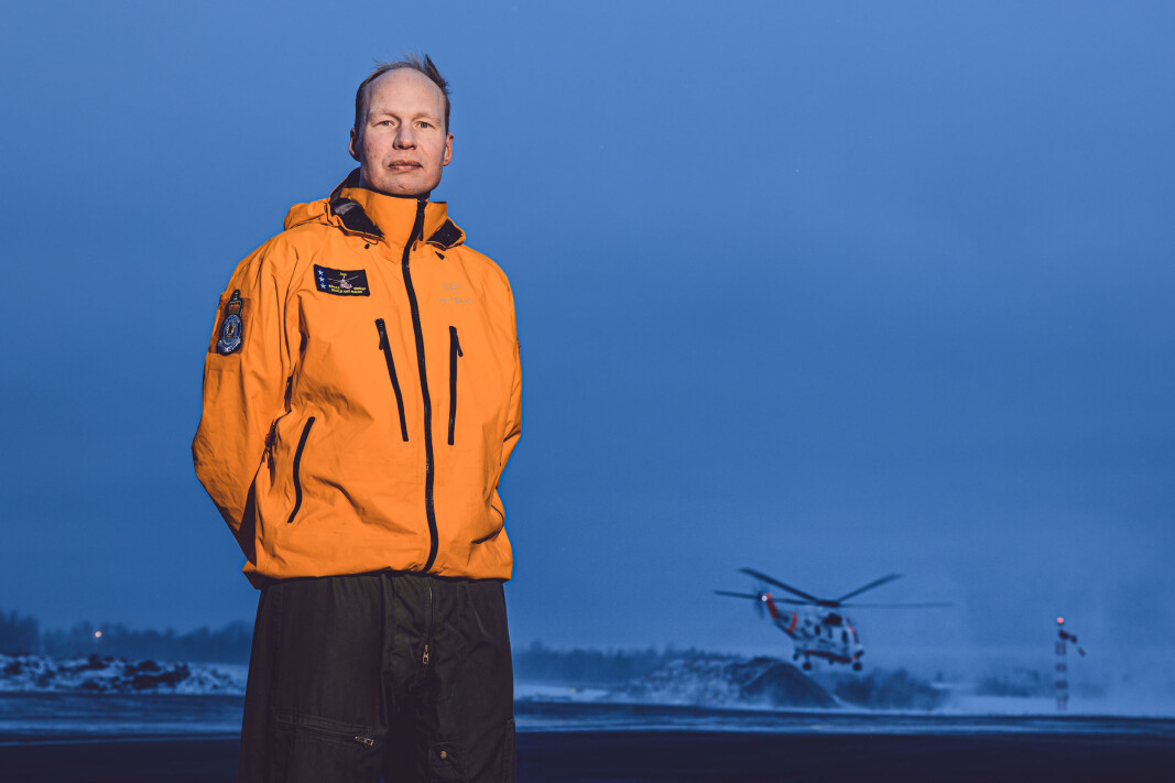 Fartøysjef Jurn van den Bovenkamp i 330-skvadronen, var med på å redde 13 mennesker fra leirskredet på Ask i Gjerdrum. Fartøysjef Jurn van den Bovenkamp i 330-skvadronen, var med på å redde 13 mennesker fra leirskredet på Ask i Gjerdrum.