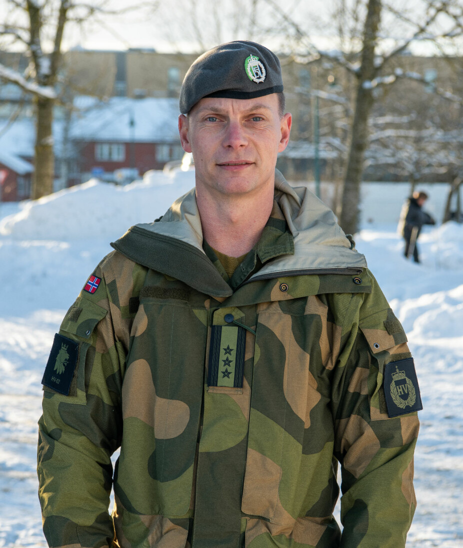 Oberst Thor Andreas Kårsten, sjef for Oslo og Akershus heimevernsdistrikt 02.