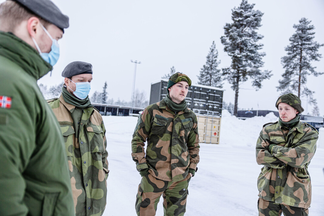 Bård Dalhaug (f.v.), Lars-Erik Holte, Kristoffer Jakobsen og Christian Stige er fire av 500 HV-soldater som har bidratt i Gjerdrum. Bård Dalhaug (f.v.), Lars-Erik Holte, Kristoffer Jakobsen og Christian Stige er fire av 500 HV-soldater som har bidratt i Gjerdrum.