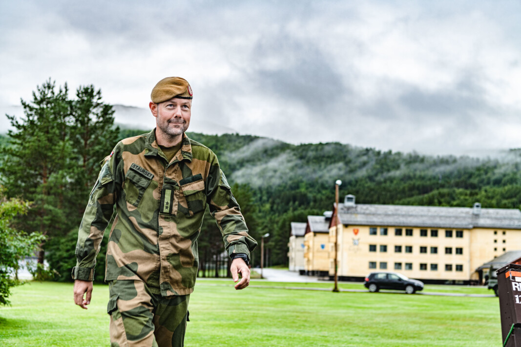 Hæren har lagt opp et løp for bataljonen som tilsier at mekaniseringen foregår frem til 2023. Werner Staurset er bataljonssjef. Hæren har lagt opp et løp for bataljonen som tilsier at mekaniseringen foregår frem til 2023. Werner Staurset er bataljonssjef.
