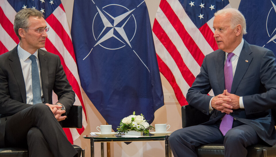 Bilateral meeting between NATO Secretary General Jens Stoltenberg and US Vice President Joe Biden