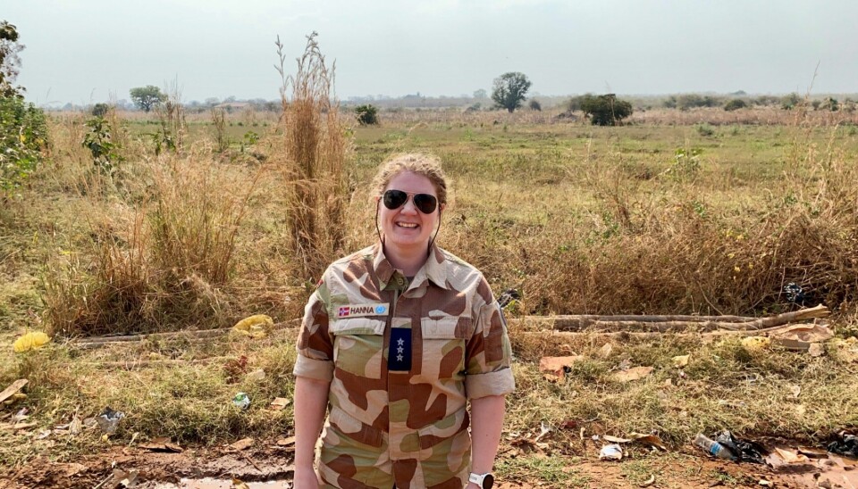 Kaptein Hanna Sesselja Mikalsen tjenestegjør som stabsoffiser ved hovedkvarteret til FNs misjon i Sør-Sudan.