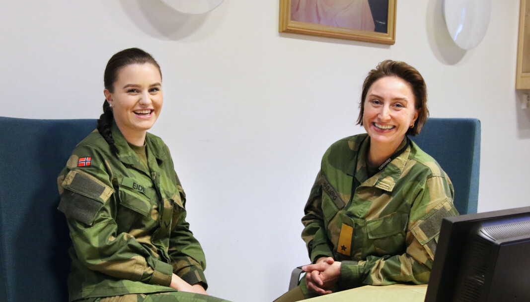 Ung mentor er et prosjekt sjef Forsvarets personell- og vernepliktssenter har satt i gang. Erica Eide er mentor for sjef FPVS i fire uker. Ung mentor er et prosjekt sjef Forsvarets personell- og vernepliktssenter har satt i gang. Erica Eide er mentor for sjef FPVS i fire uker.