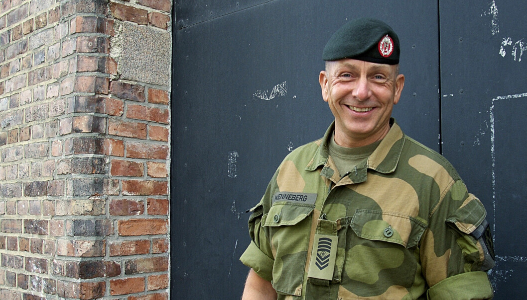 SJEFSSERSJANT: Rune Wenneberg er ny sjefsserjant for Forsvaret.