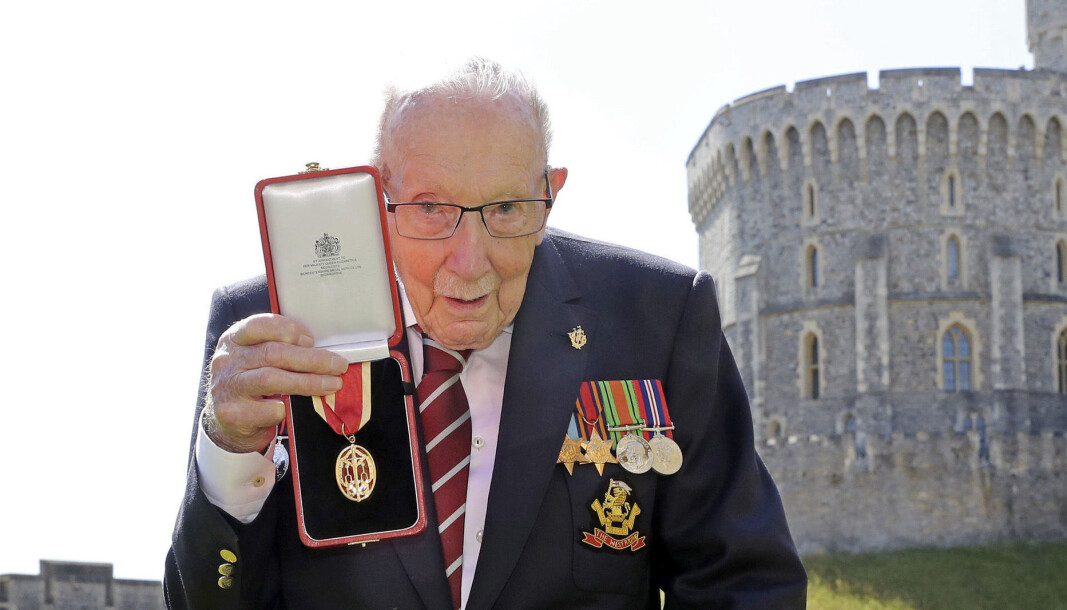 Captain Sir Tom Moore. Captain Sir Tom Moore.