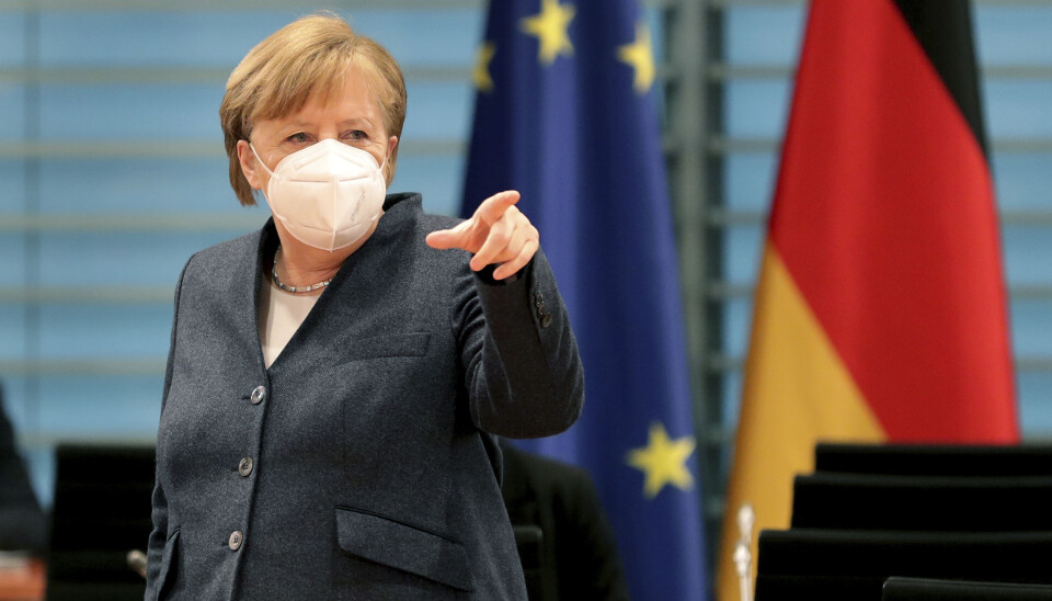 Tysklands regjering, med Angela Merkel i spissen, øker forsvarsbudsjettet for 2021.