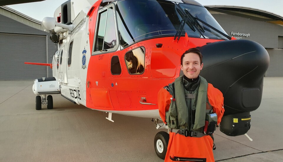 Kaptein Erik Hals flyr Forsvarets nye redningshelikoptre fra Sola.