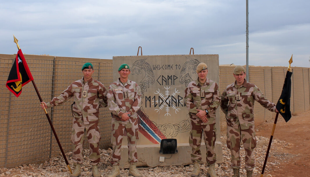 Command team fra SECFOR 1 og SECFOR 2 . Command team fra SECFOR 1 og SECFOR 2 .