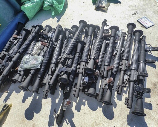 Våpenlast stanset utenfor kysten av Somalia