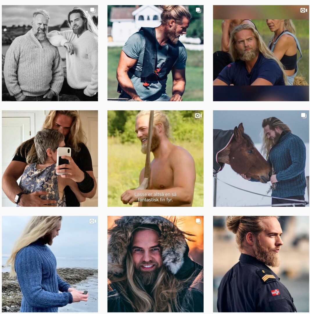 INSTA-KJENDIS: Lasse Løkken Matberg er kjent for bildene på sin egen instagramprofil. INSTA-KJENDIS: Lasse Løkken Matberg er kjent for bildene på sin egen instagramprofil.