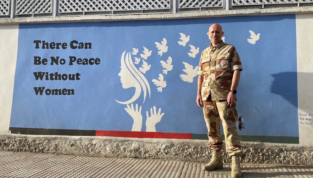 Arne Kristian Sørnes i Kabul, Afghanistan. Arne Kristian Sørnes i Kabul, Afghanistan.