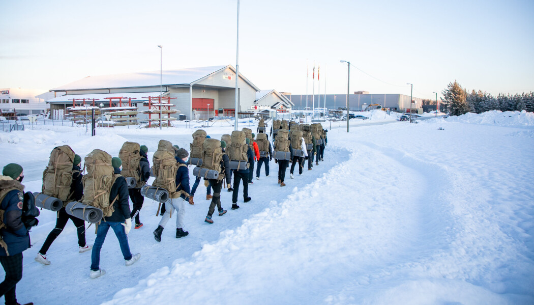 Forsvaret rekrutterer ikke soldater, men mennesker som skal formes til å bli soldater, skriver Linnea Huseby Røbech. Her ser vi rekrutter ved Hærens skole for rekrutt og fagutdanning. Forsvaret rekrutterer ikke soldater, men mennesker som skal formes til å bli soldater, skriver Linnea Huseby Røbech. Her ser vi rekrutter ved Hærens skole for rekrutt og fagutdanning.