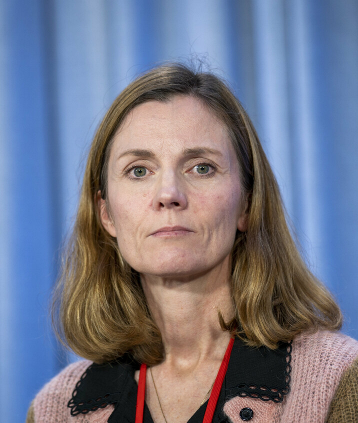 MOST: FFI-forsker Kari Røren Strand presenterer Forsvarets undersøkelse om mobbing og seksuell trakassering.