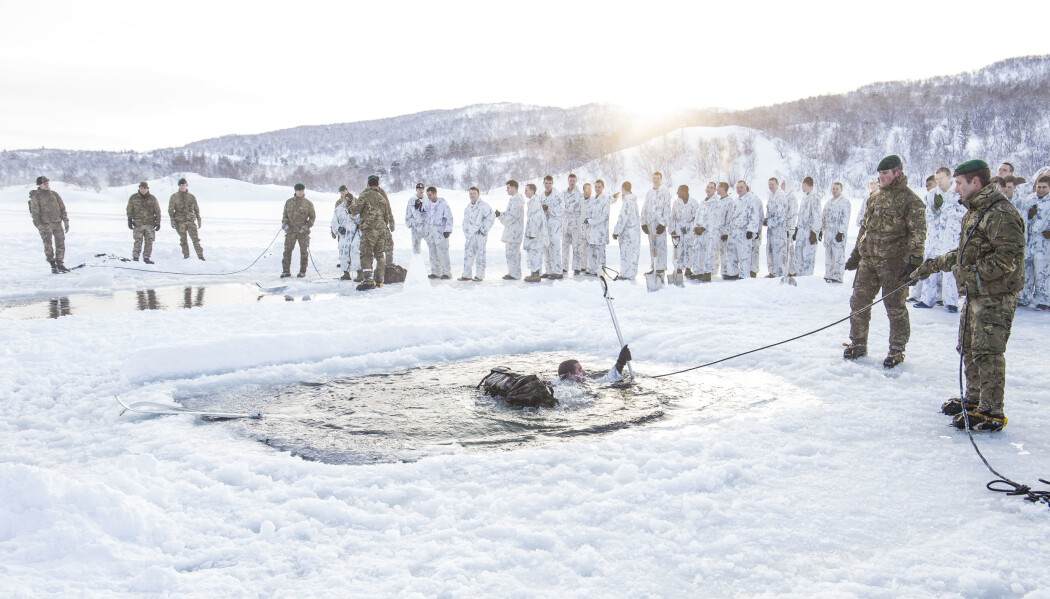 SOLDATER: Det blir mer avskrekking på bekostning av beroligelse med flere utenlandske styrker tett opp mot Russland, skriver Tormod Heier. Her ser vi soldater fra US Marine Corps og britiske UK Royal Command i Finnmark. SOLDATER: Det blir mer avskrekking på bekostning av beroligelse med flere utenlandske styrker tett opp mot Russland, skriver Tormod Heier. Her ser vi soldater fra US Marine Corps og britiske UK Royal Command i Finnmark.