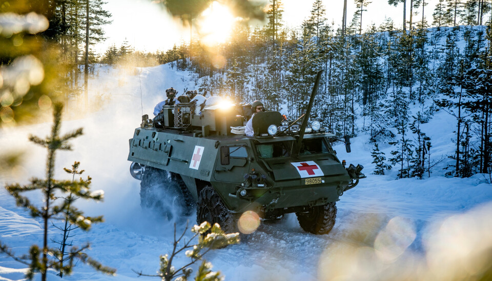 AMBULANSE: Sanitetsbataljonen har tatt i bruk Patria Pasi XA-203N som skal erstatte Sisu som pansret ambulanse.