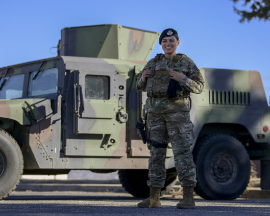 Amerikanske soldater får vester tilpasset kvinnelige soldater