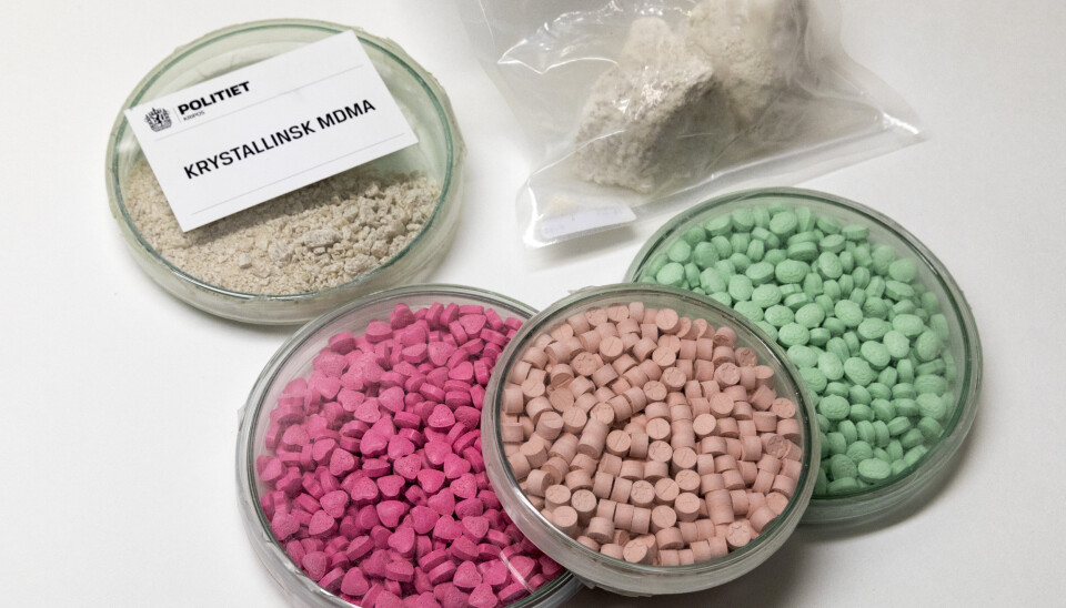 KRITISK: Forsvarets narkotikagruppe er kritiske til regjeringens rusreform. På bildet: MDMA, som er virkestoffet i partydopet ecstasy.
