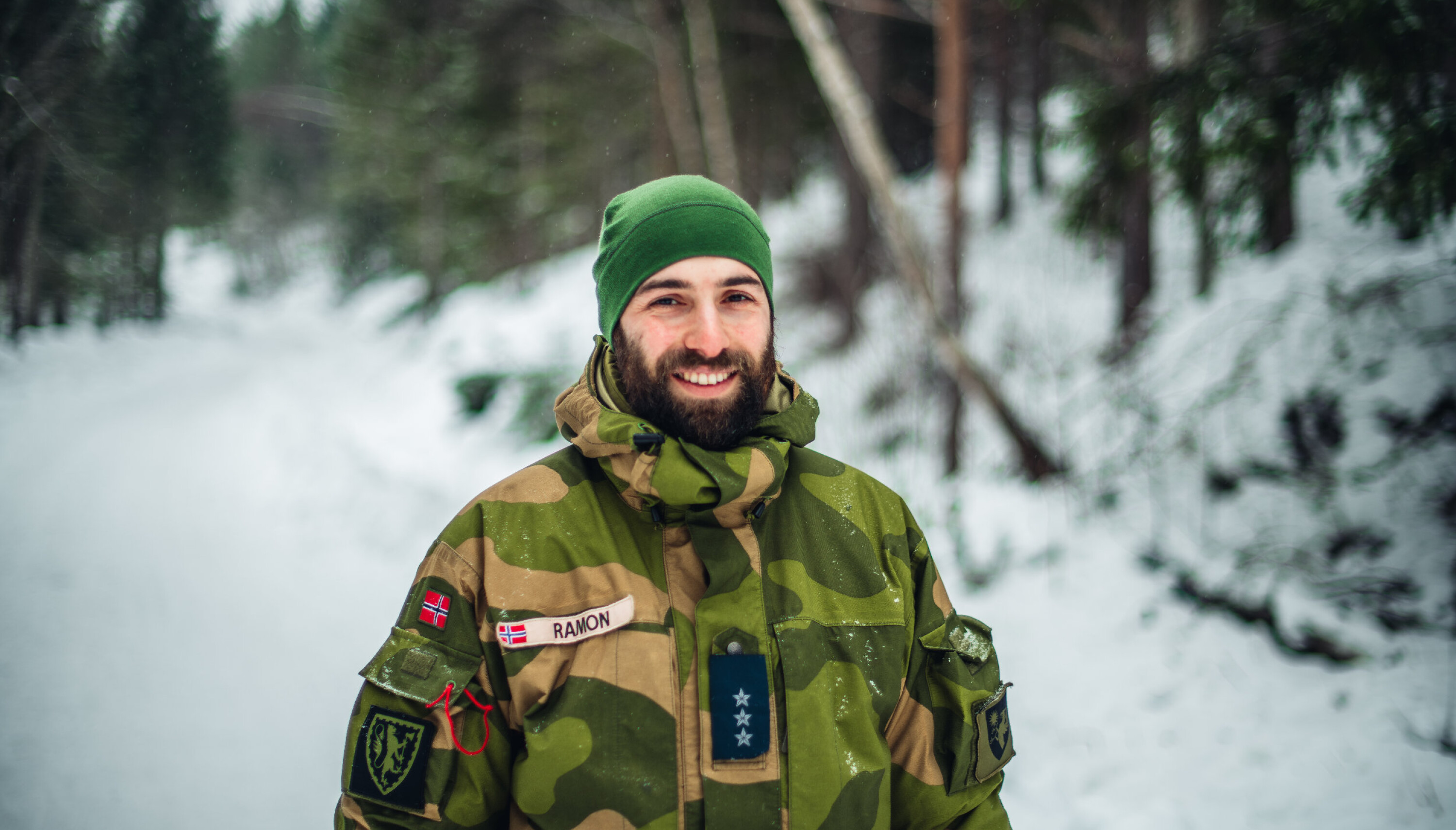 Kaptein og kompanisjef for Akershus Kommandantskap, Ramon Karadash.