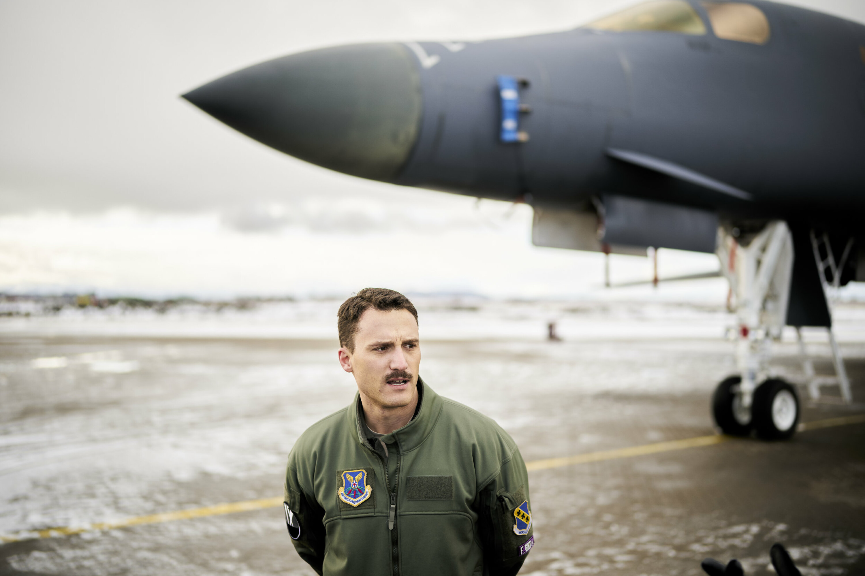 VIKTIG: Den amerikanske piloten på Ørland sier til Forsvarets forum at samtreningen med nordmennene er viktig.