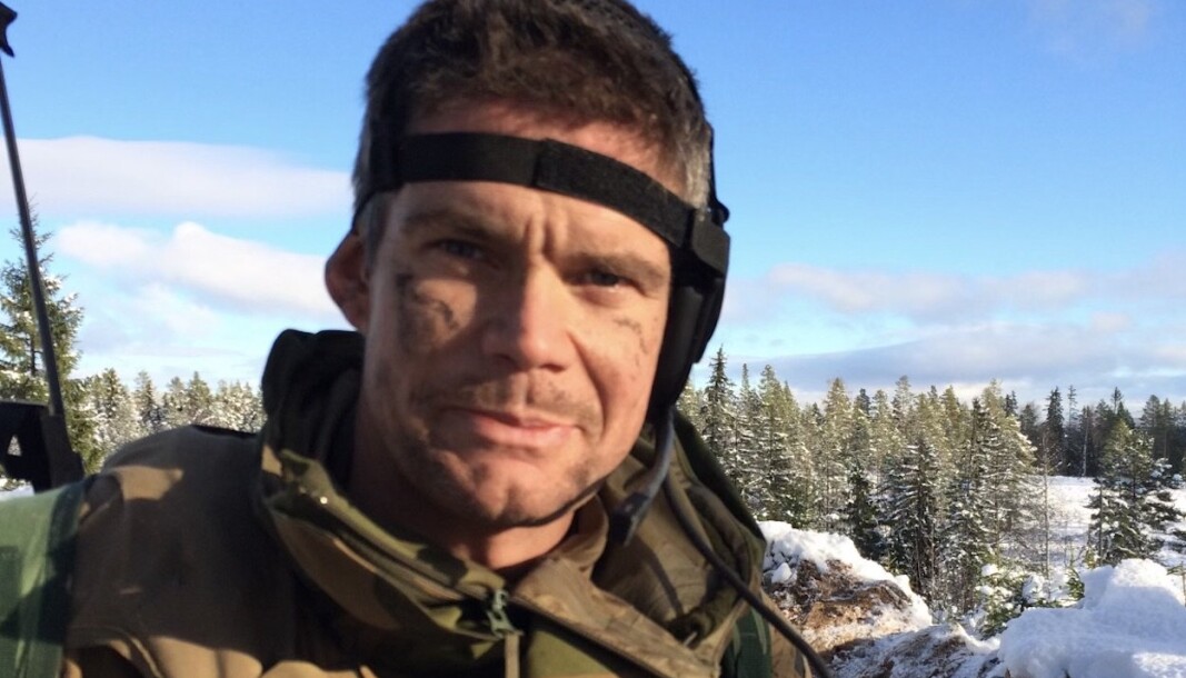 Lars Jansen avbildet mens han var kompanisjef i Telemark bataljon. Lars Jansen avbildet mens han var kompanisjef i Telemark bataljon.