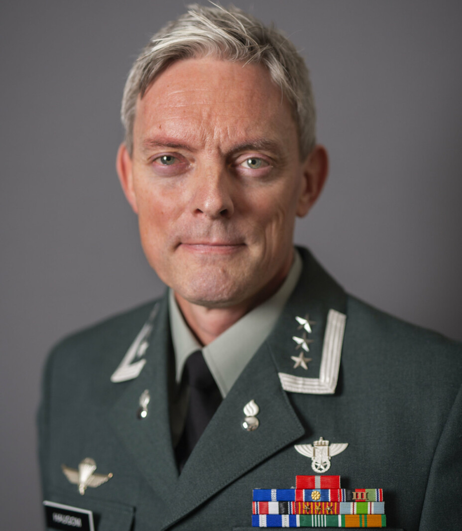 Sjef Forsvarets Vinterskole - oberst Jo Haugom.