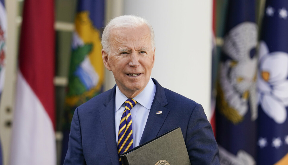 GIR GRØNT LYS: Joe Biden har godkjent videre våpensalg.