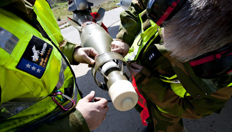 BOMBER: Norske kampfly slapp 588 bomber over Libya våren 2011.