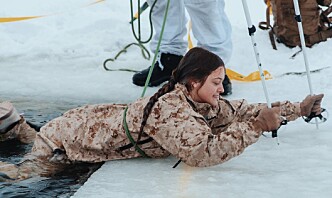 From the Arizona desert to the icy waters of Norway: US Marine Kayla has developed a taste for waffles with brown cheese