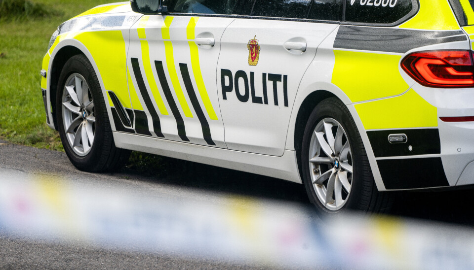 SPRENGSTOFF: Agder politidistrikt tilkalte bombegruppa.