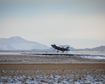 Oppdraget på Island: – F-35 systemet fungerer mer enn godt nok