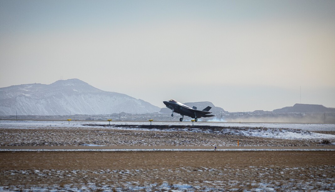 Fire norske F-35 har voktet Natos luftrom i forbindelse med oppdraget Iceland Air Policing. Fire norske F-35 har voktet Natos luftrom i forbindelse med oppdraget Iceland Air Policing.