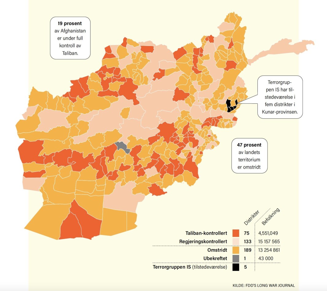 Talibans kontroll i Afghanistan: Taliban har kjempet mot den afghanske regjeringen for kontroll over landet i nærmere to tiår. Talibans kontroll i Afghanistan: Taliban har kjempet mot den afghanske regjeringen for kontroll over landet i nærmere to tiår.
