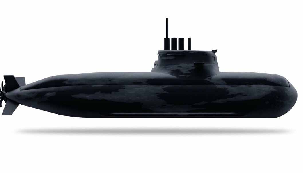 TYSK UBÅT: Illustrasjon av en ubåt av 212 A - klassen.