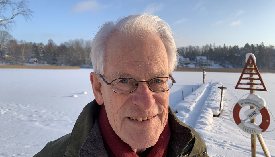 EKS-STATSMINISTER: For statsminister Tage Erlander var det viktigste å hindre at atombomben sprengte det sosialdemokratiske partiet, sier Ingvar Carlsson, som gikk i den politiske «læra» hos Erlander. Han ble selv statsminister da Olof Palme ble drept i 1986.