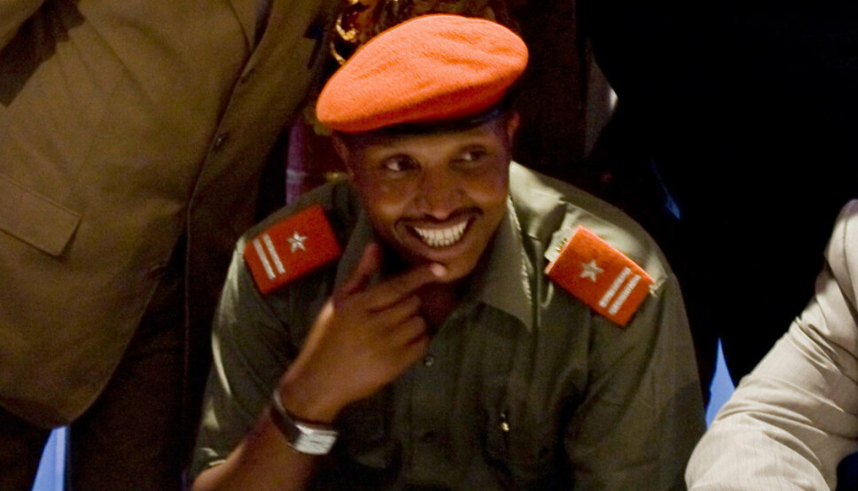 KRIGSFORBRYTER: Bosco Ntaganda fotografert i forbindelse med en pressekonferanse i Goma, øst i Kongo i 2009.
