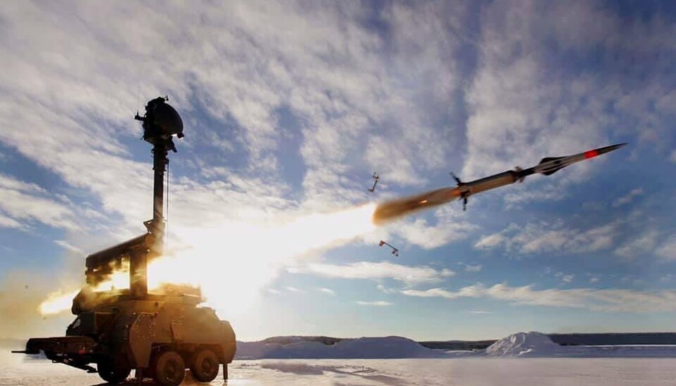 HENTES FRA LAGER: Ildenhet 23 er den delen i Robotsystem 23 som avfyrer luftvernmissilet.