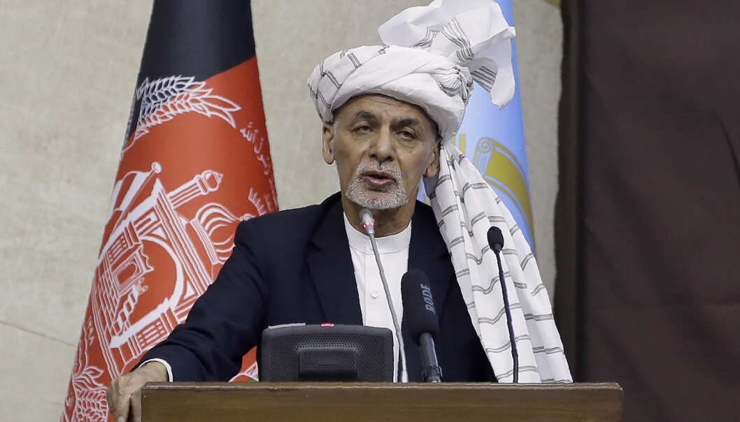 FREDSØNSKE: President Ashraf Ghani ønsker fred med Taliban. FREDSØNSKE: President Ashraf Ghani ønsker fred med Taliban.