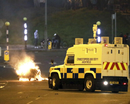 Bensinbomber mot politiet i Nord-Irland