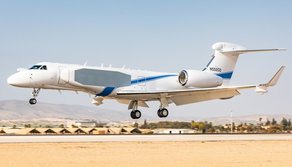 NYTT FLY: Søndag mottok det israelske luftvåpenet det nye spionflyet Oron. NYTT FLY: Søndag mottok det israelske luftvåpenet det nye spionflyet Oron.