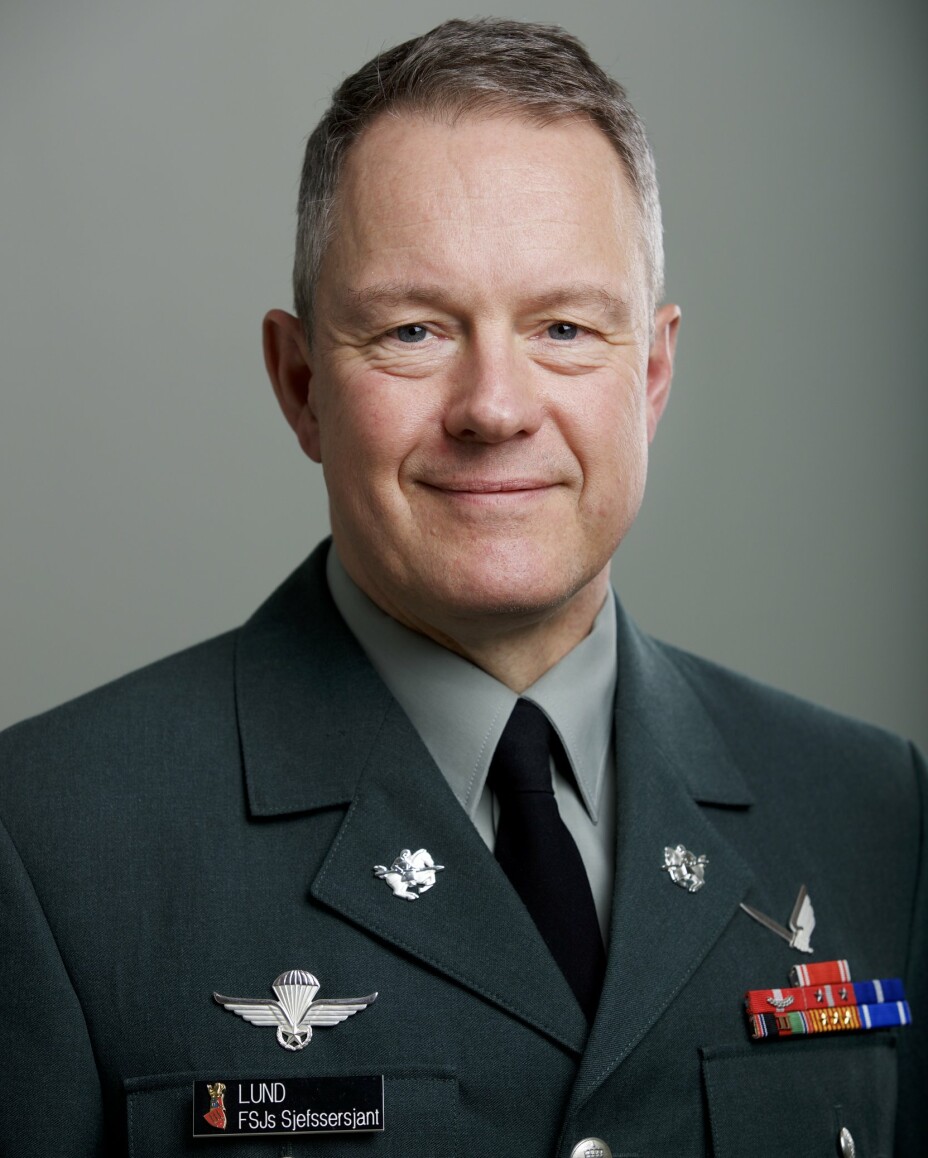 Forsvarssjefens sjefssersjant Ingar Lund.