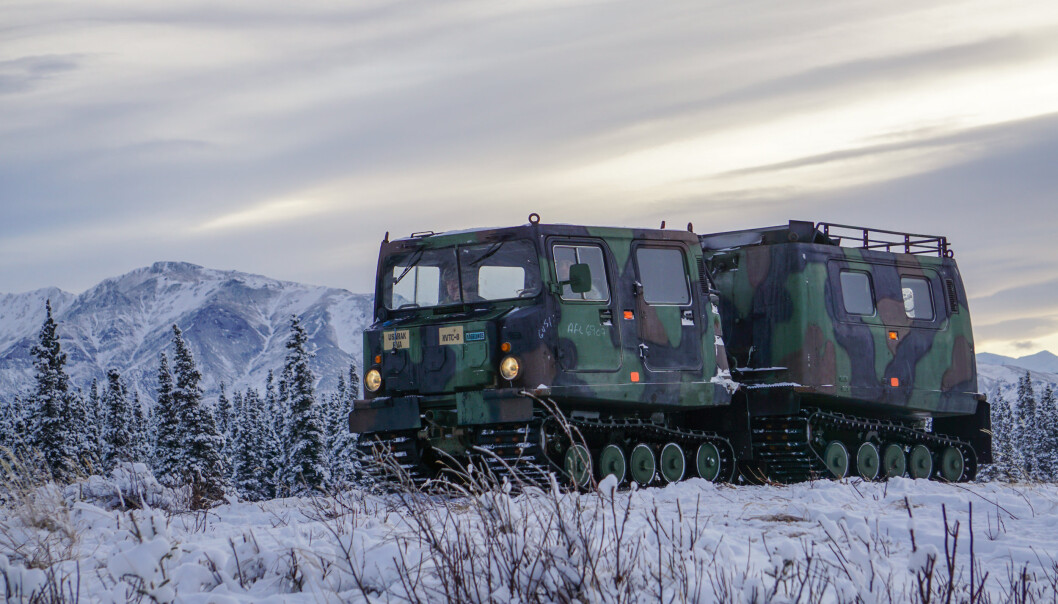 BYTTES UT: Et kjøretøy basert på BV206 under en øvelse i Alaska. Nå anskaffer det amerikanske forsvaret nye beltevogner spesialtilpasset bruk i arktis. BYTTES UT: Et kjøretøy basert på BV206 under en øvelse i Alaska. Nå anskaffer det amerikanske forsvaret nye beltevogner spesialtilpasset bruk i arktis.