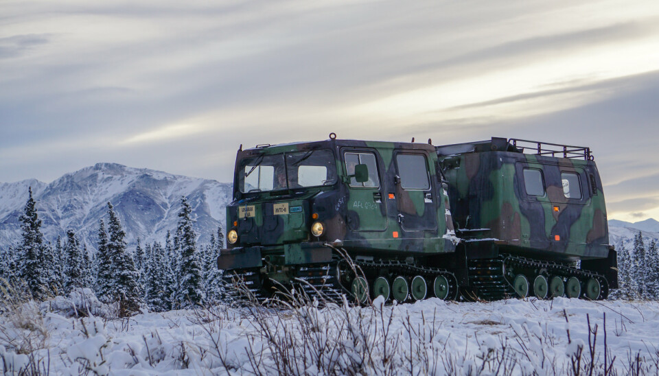 BYTTES UT: Et kjøretøy basert på BV206 under en øvelse i Alaska. Nå anskaffer det amerikanske forsvaret nye beltevogner spesialtilpasset bruk i arktis.